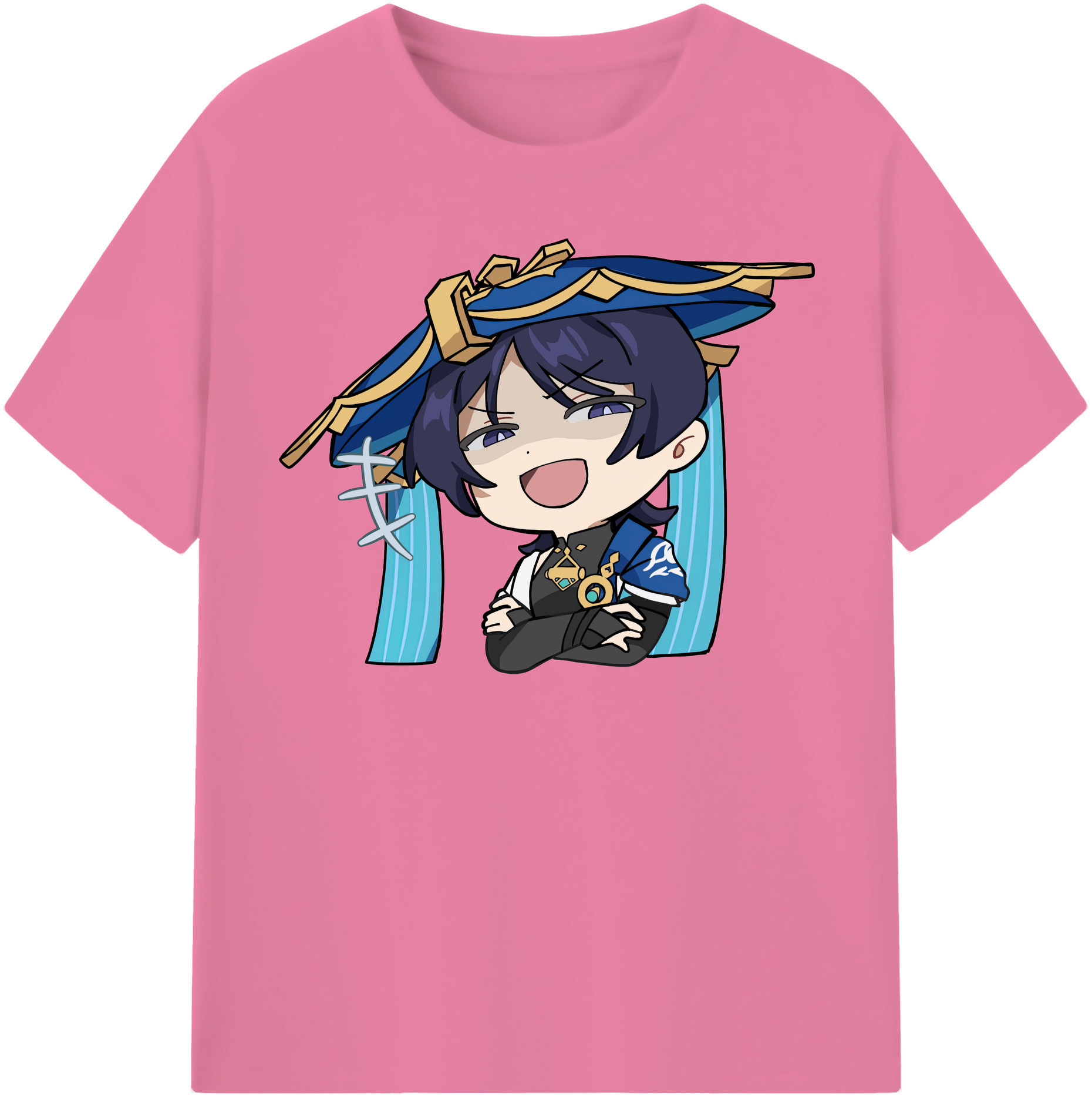 げんし神 さんペい genshin Sanpei 綿100％半袖Tシャツ（フロントプリント）